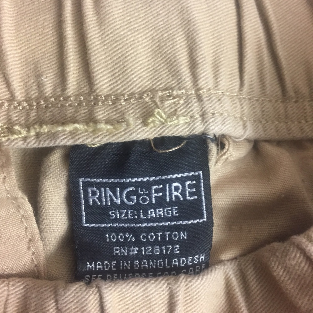 Ring of Fire Elastic Waist Drawstring Joggers - Picture 3 of 3